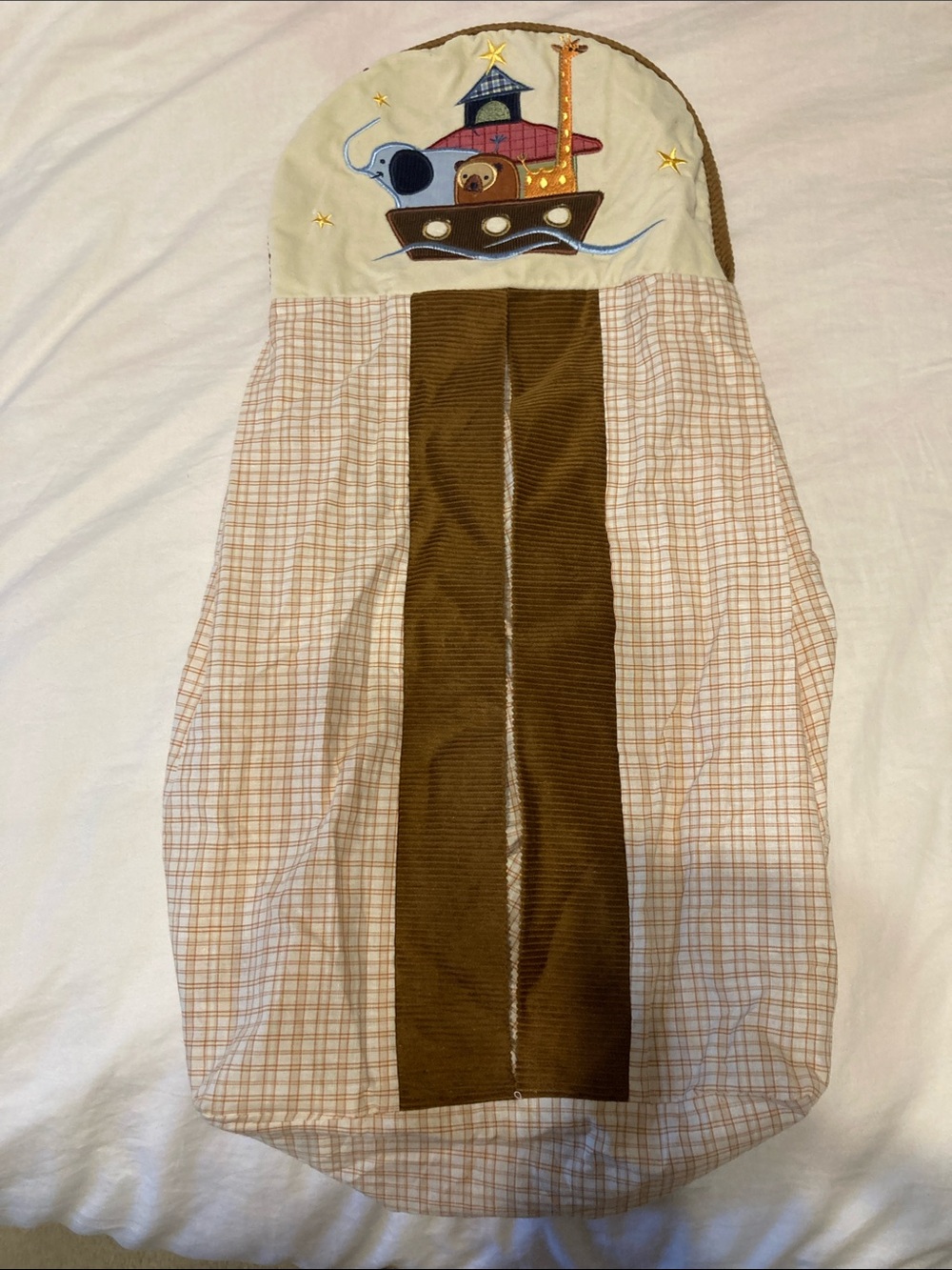 Noah's Ark Themed Hanging Baby Diaper Holder
